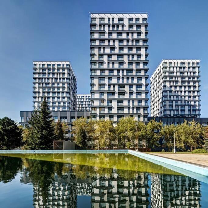 Centrum Park Studio Praag Buitenkant foto